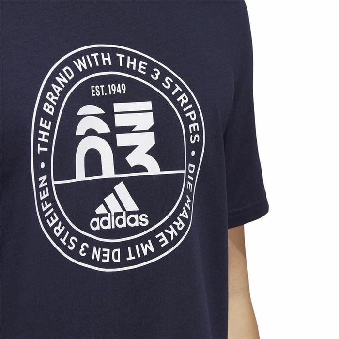 Tricou cu Mânecă Scurtă Bărbați Adidas Embroidered GT Negru