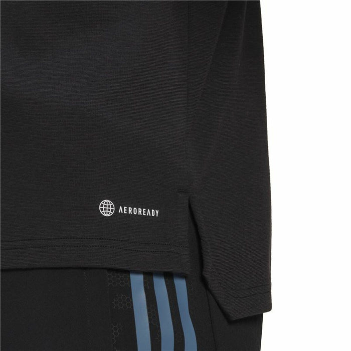 Tricou Polo cu Mânecă Scurtă Bărbați Adidas All Black Negru