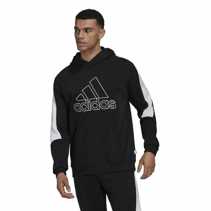 Hanorac cu Glugă Bărbați Adidas Future Icons Negru