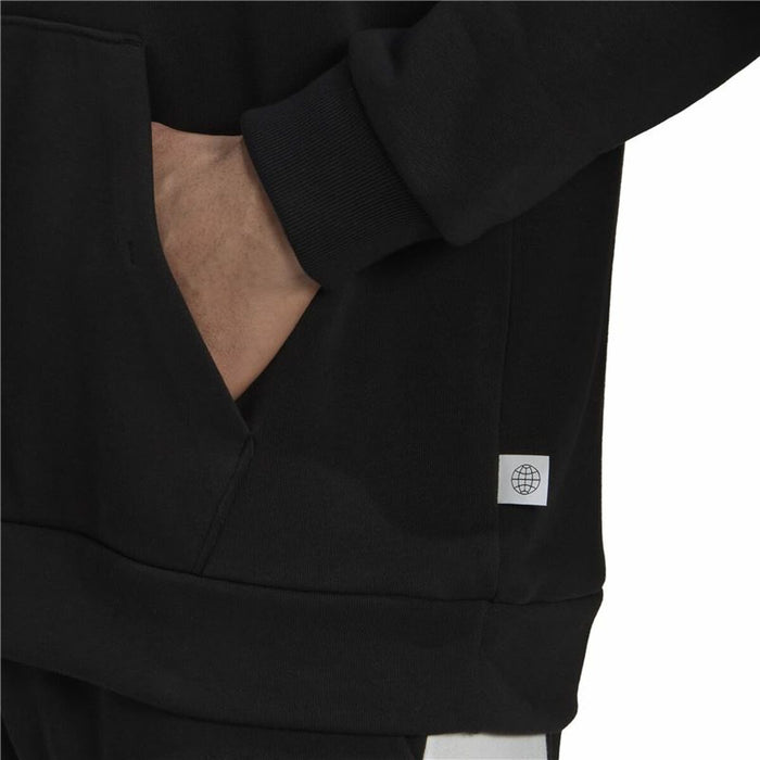 Hanorac cu Glugă Bărbați Adidas Future Icons Negru