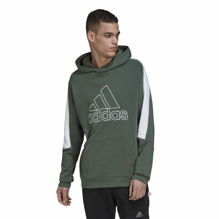 Hanorac cu Glugă Bărbați Adidas Future Icons Verde
