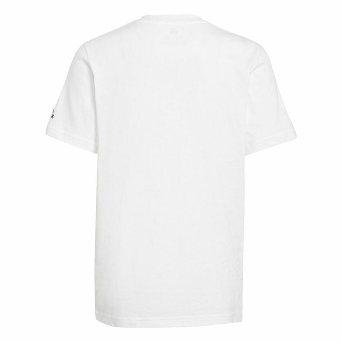 Tricou cu Mânecă Scurtă pentru Copii Adidas Water Tiger Graphic Alb