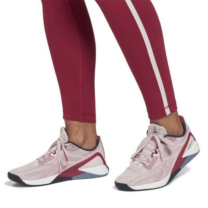Colanți Sport de Damă Reebok  Pping Cotton W Roșu Închis