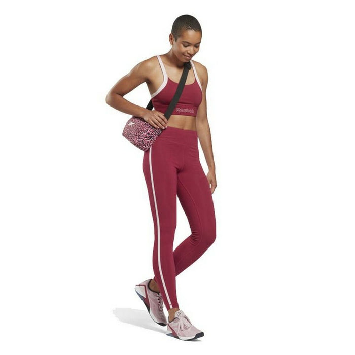 Colanți Sport de Damă Reebok  Pping Cotton W Roșu Închis