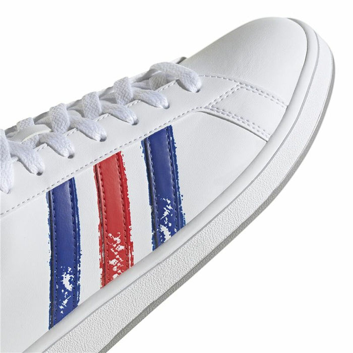 Adidași Casual Bărbați Adidas Grand Court Base Beyond Roșu Albastru Alb