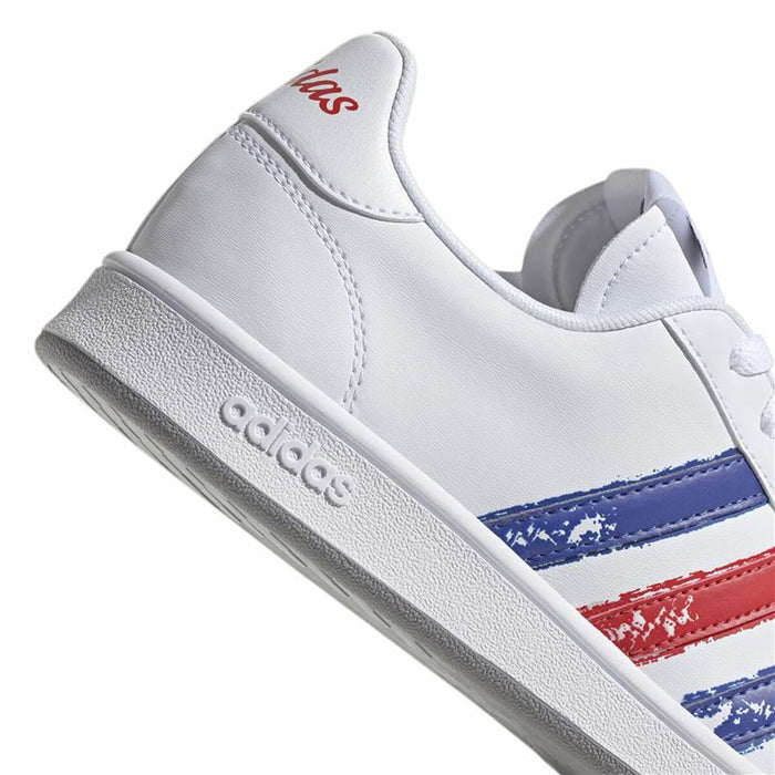 Adidași Casual Bărbați Adidas Grand Court Base Beyond Roșu Albastru Alb
