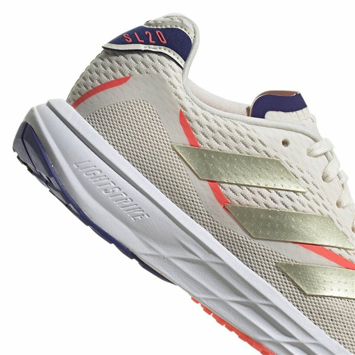 Încălțăminte de Running pentru Adulți Adidas SL20.3 Alb Natural Bej Femeie