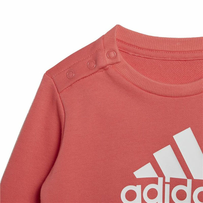Set Sport pentru Bebeluși Adidas Badge of Sport French Terry Coral