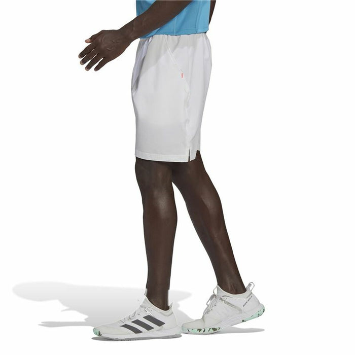 Pantaloni Scurți Sport pentru Bărbați Adidas Ergo  Alb