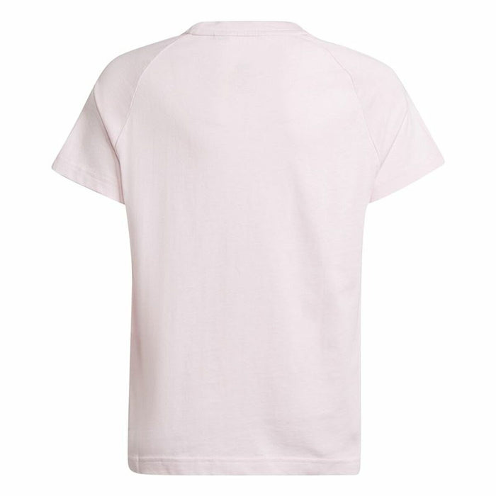 Tricou cu Mânecă Scurtă pentru Copii Adidas Dance Metallic-Print Roz