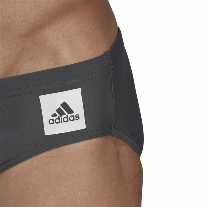 Costum de Baie Bărbați Adidas Solid Negru