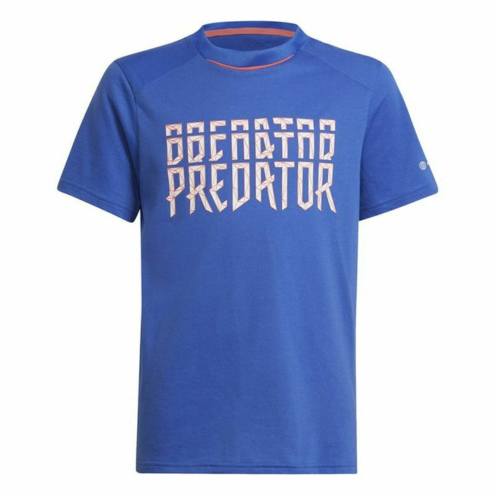 Tricou cu Mânecă Scurtă pentru Copii Adidas Predator Albastru
