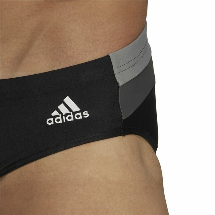 Costum de Baie Bărbați Adidas Colorblock Negru