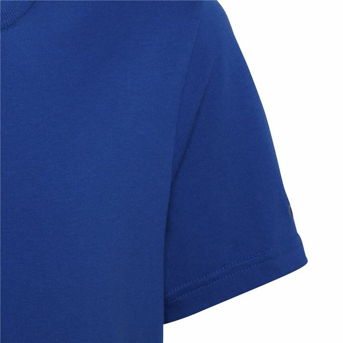 Tricou cu Mânecă Scurtă pentru Copii Adidas Big Logo Albastru