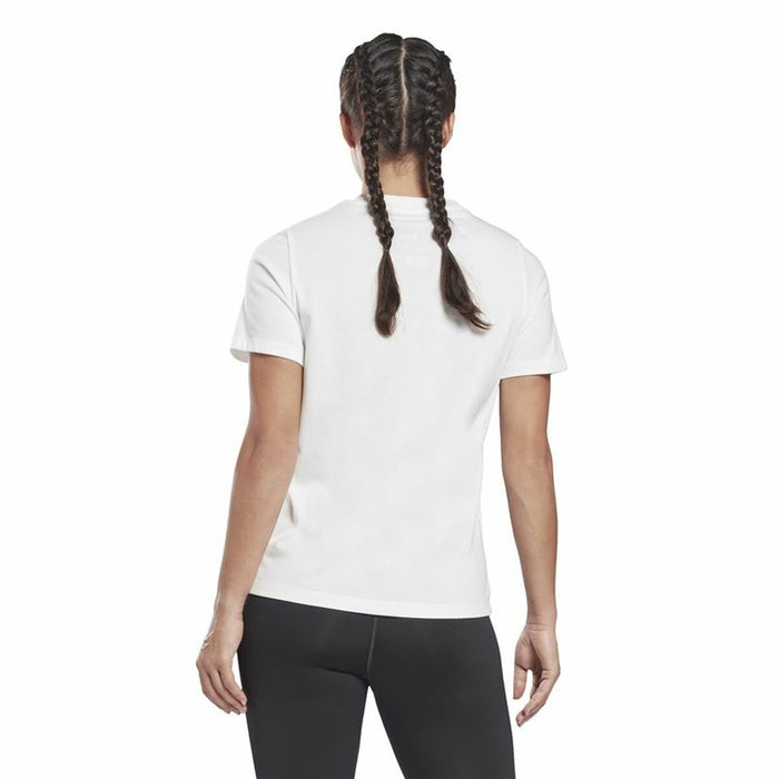 Tricou cu Mânecă Scurtă Femei Reebok Alb