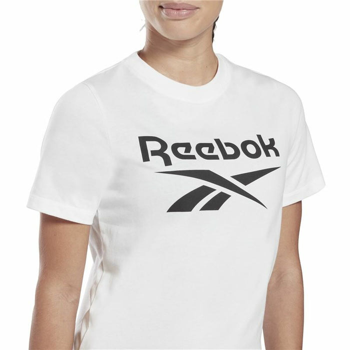 Tricou cu Mânecă Scurtă Femei Reebok Alb