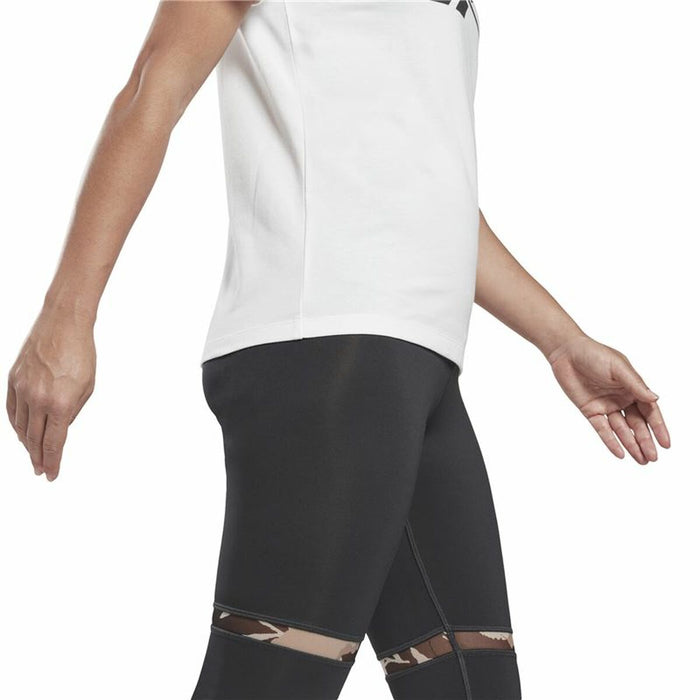 Tricou cu Mânecă Scurtă Femei Reebok Alb
