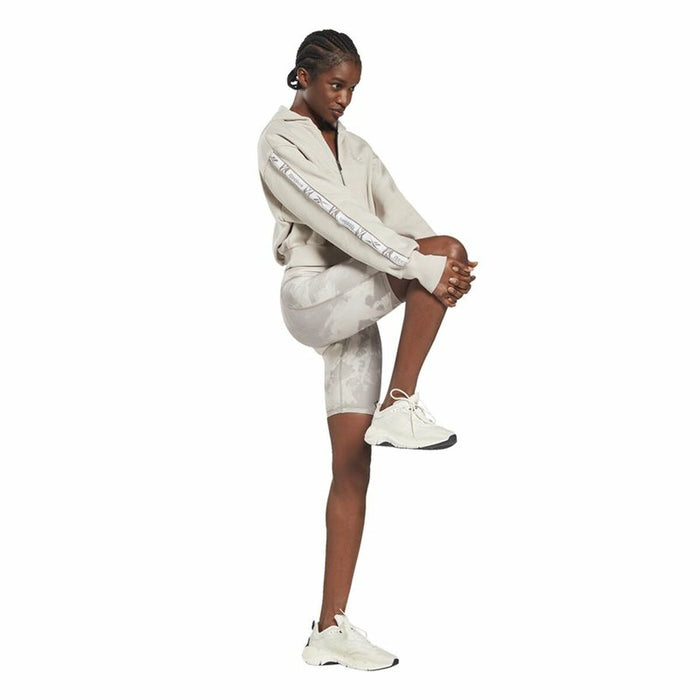 Hanorac cu Glugă Femei Reebok Tape Pack W Moonstone Bej Galben