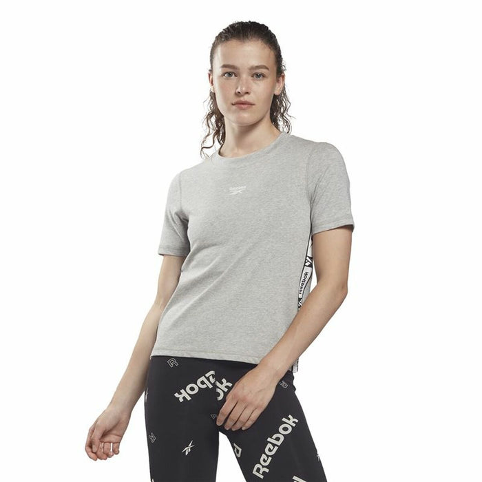 Tricou cu Mânecă Scurtă Femei Reebok Tape Pack Gri
