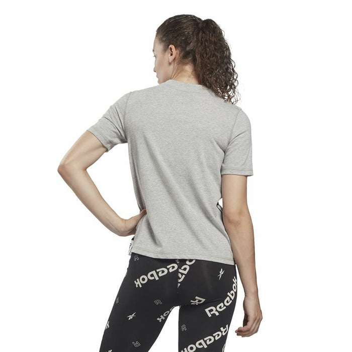 Tricou cu Mânecă Scurtă Femei Reebok Tape Pack Gri