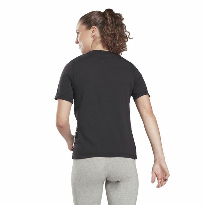 Tricou cu Mânecă Scurtă Femei Reebok Tape Pack Negru