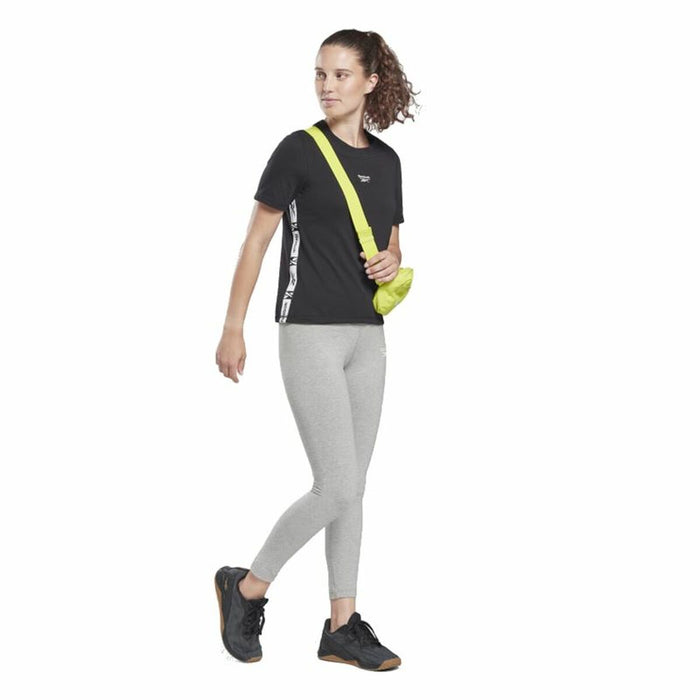 Tricou cu Mânecă Scurtă Femei Reebok Tape Pack Negru
