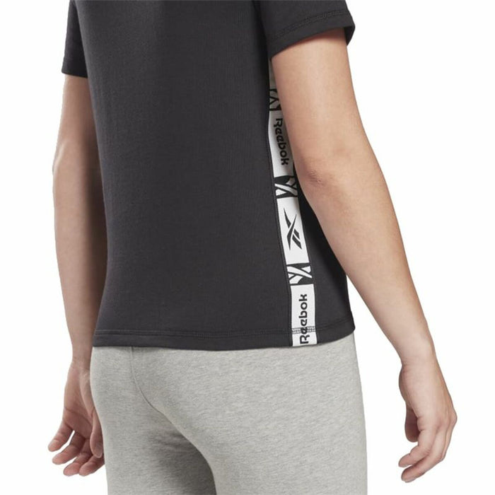 Tricou cu Mânecă Scurtă Femei Reebok Tape Pack Negru
