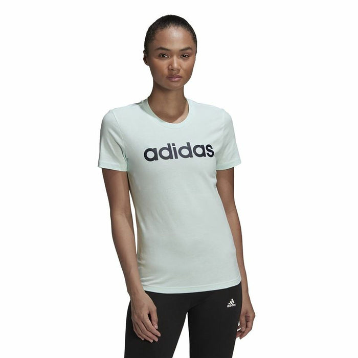 Tricou cu Mânecă Scurtă Femei Adidas Loungewear Essentials Slim Logo Mentă