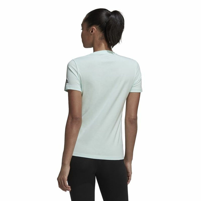 Tricou cu Mânecă Scurtă Femei Adidas Loungewear Essentials Slim Logo Mentă