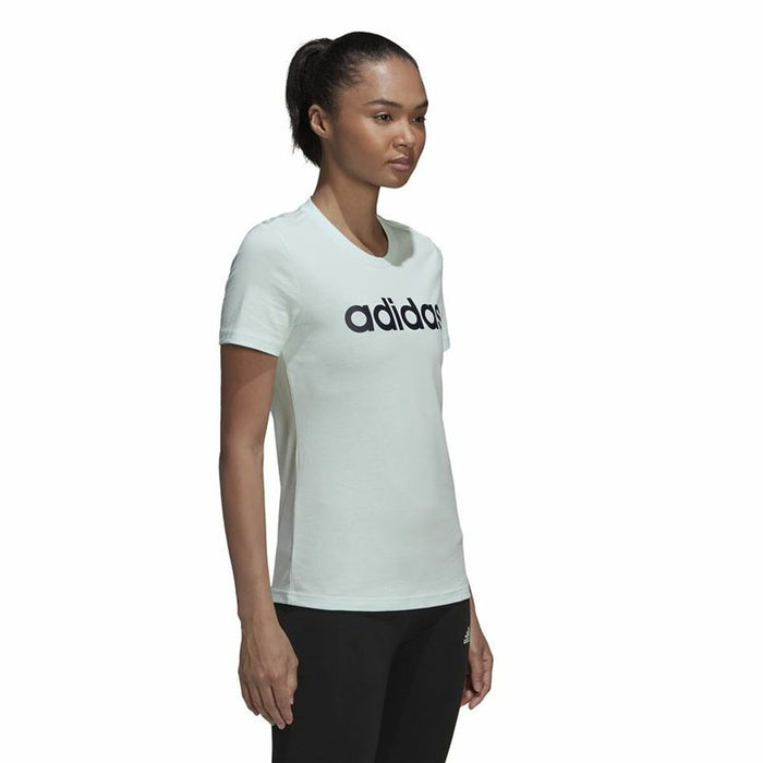Tricou cu Mânecă Scurtă Femei Adidas Loungewear Essentials Slim Logo Mentă