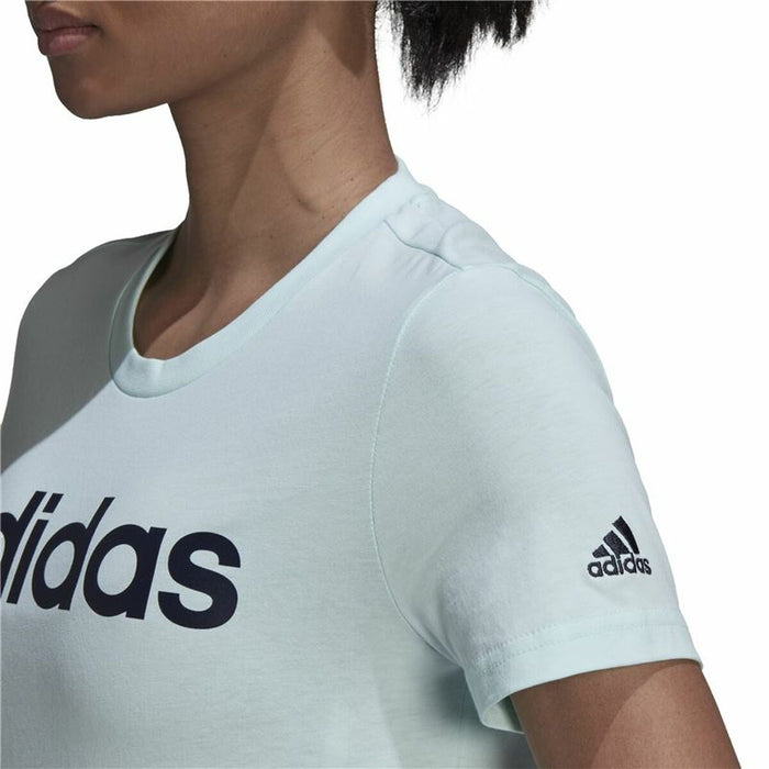Tricou cu Mânecă Scurtă Femei Adidas Loungewear Essentials Slim Logo Mentă