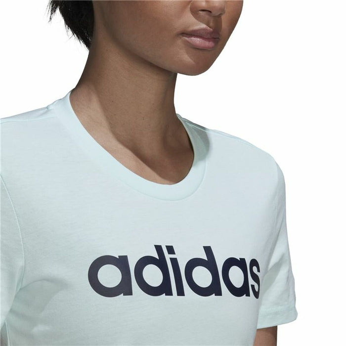 Tricou cu Mânecă Scurtă Femei Adidas Loungewear Essentials Slim Logo Mentă