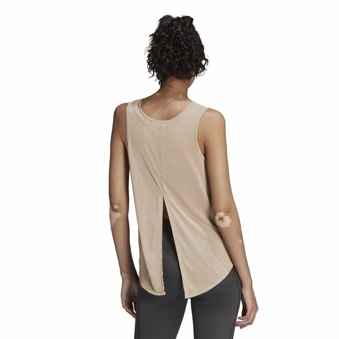 Tricou de Damă fără Mâneci Adidas Studio Summer Alb