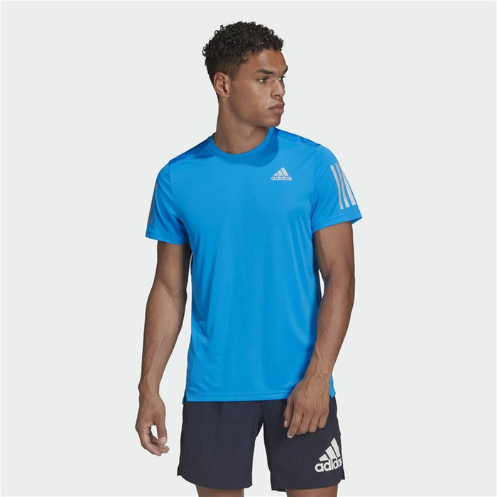 Tricou cu Mânecă Scurtă Bărbați Adidas Own The Run Albastru