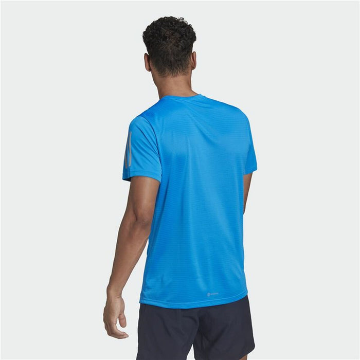 Tricou cu Mânecă Scurtă Bărbați Adidas Own The Run Albastru
