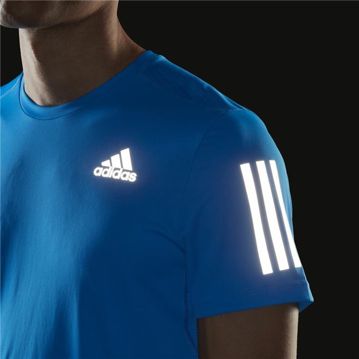 Tricou cu Mânecă Scurtă Bărbați Adidas Own The Run Albastru