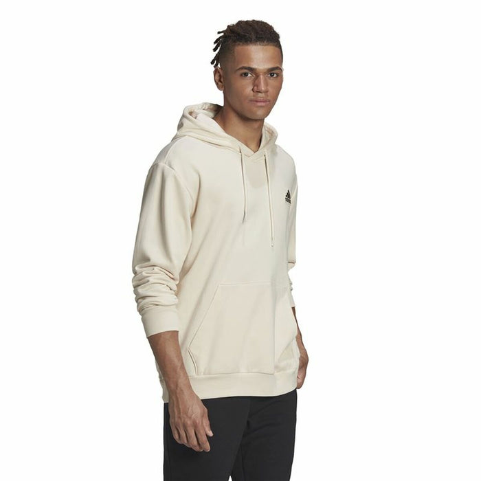Hanorac cu Glugă Bărbați Adidas Essentials Feelcomfy Bej