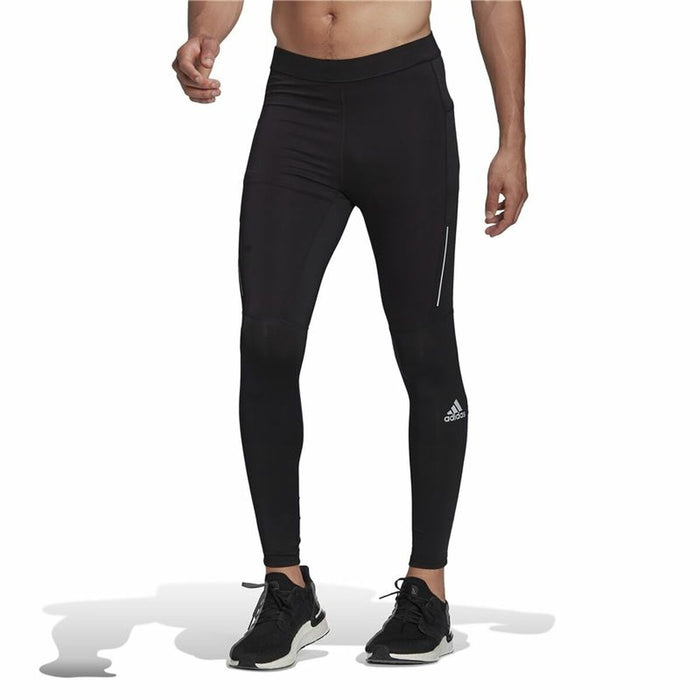 Colanți sport pentru bărbați Adidas Own The Run Negru
