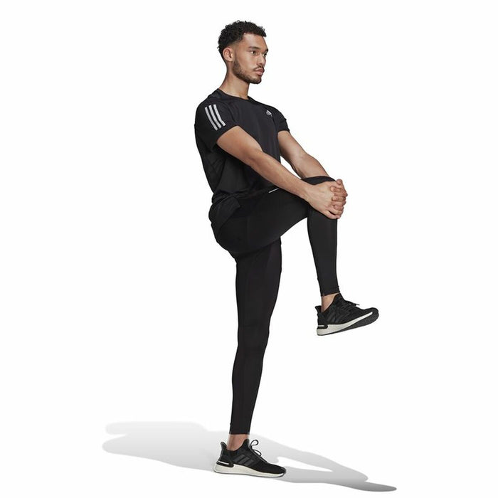 Colanți sport pentru bărbați Adidas Own The Run Negru