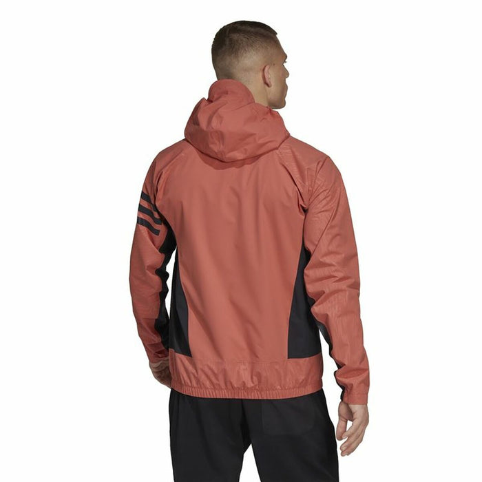Jachetă Sport de Bărbați Adidas Utilitas Roșu Portocaliu