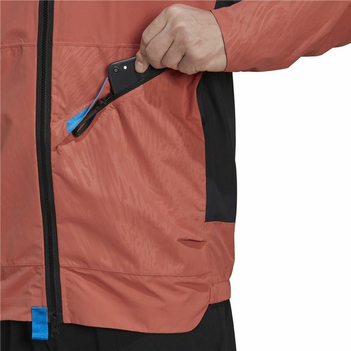 Jachetă Sport de Bărbați Adidas Utilitas Roșu Portocaliu
