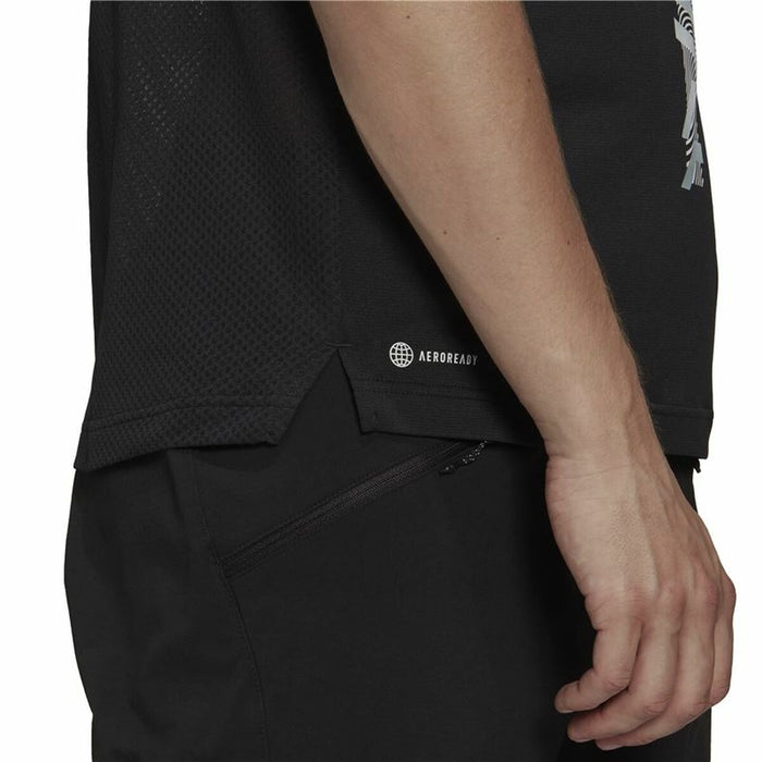 Tricou cu Mânecă Scurtă Bărbați Adidas Agravic Negru