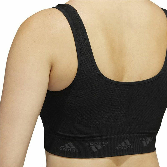 Sutien Sport Adidas Aeroknit Negru