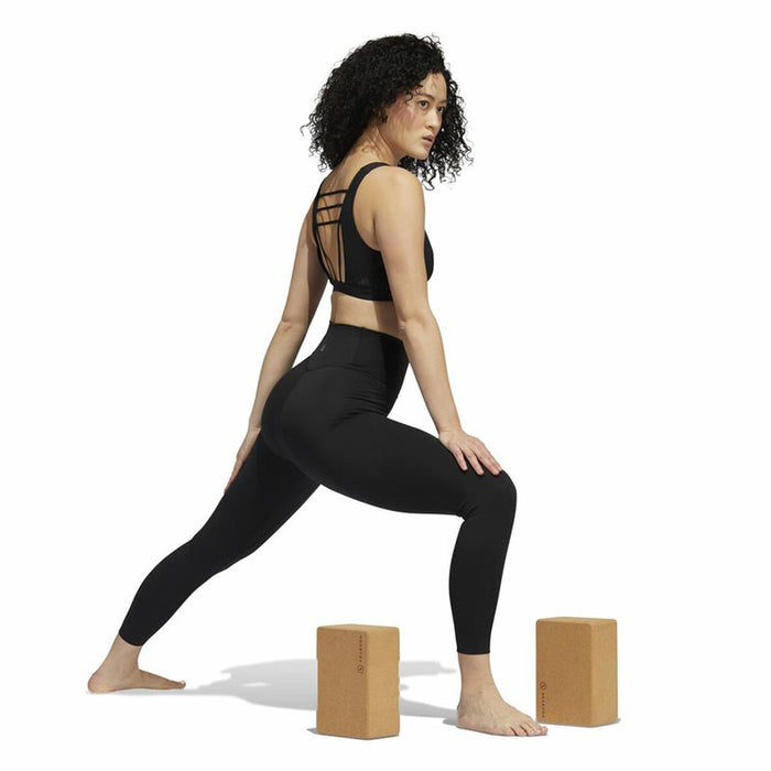 Colanți Sport de Damă Adidas Yoga Luxe Studio Negru