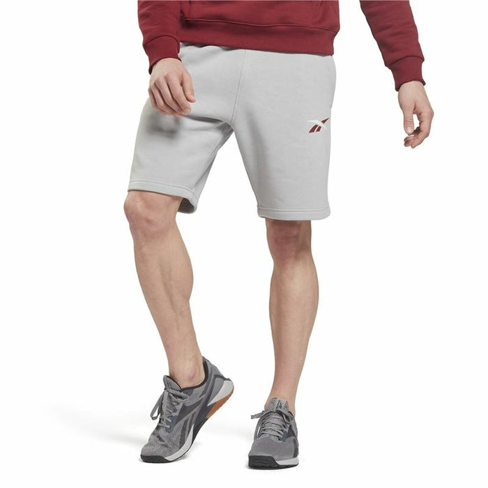 Pantaloni Scurți Sport pentru Bărbați Reebok Essentials French Terry Gri