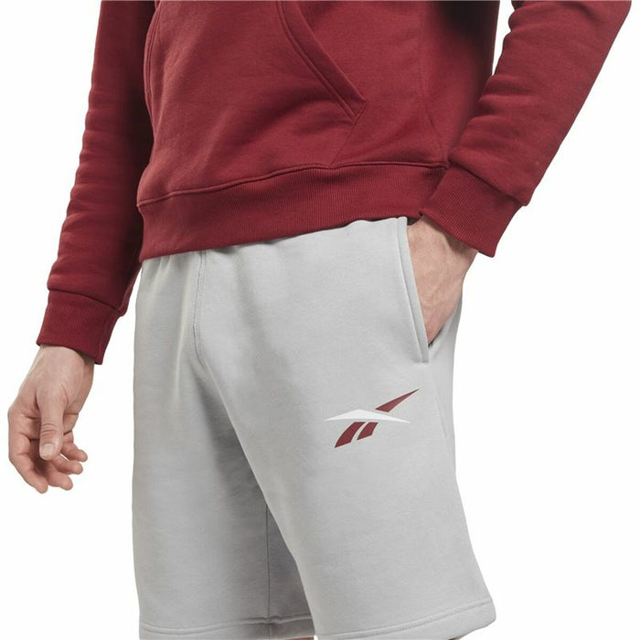 Pantaloni Scurți Sport pentru Bărbați Reebok Essentials French Terry Gri
