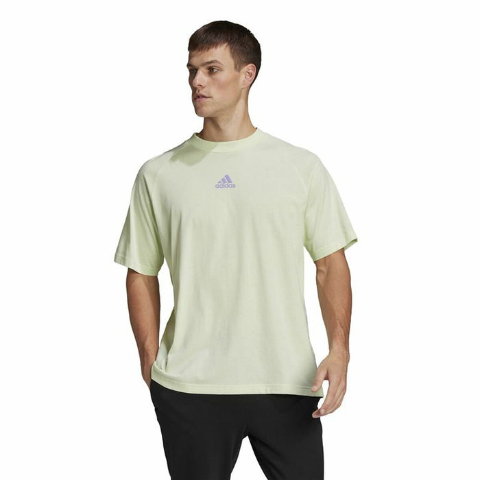 Tricou cu Mânecă Scurtă Bărbați Adidas Essentials Brandlove Galben