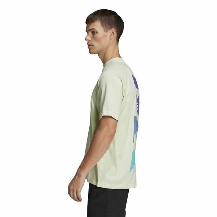Tricou cu Mânecă Scurtă Bărbați Adidas Essentials Brandlove Galben