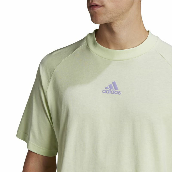 Tricou cu Mânecă Scurtă Bărbați Adidas Essentials Brandlove Galben