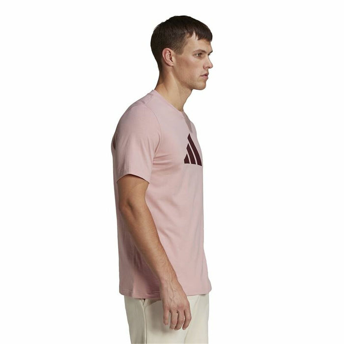 Tricou cu Mânecă Scurtă Bărbați Adidas Future Icons Roz deschis